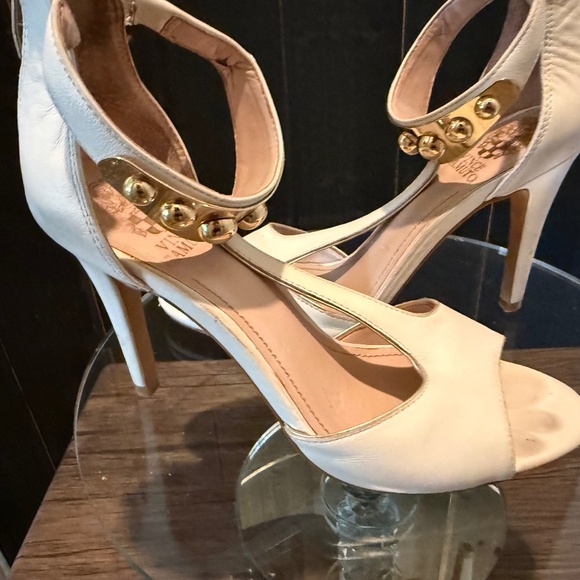 Ankle  gold strap  Shoes - Picture 1 of 3